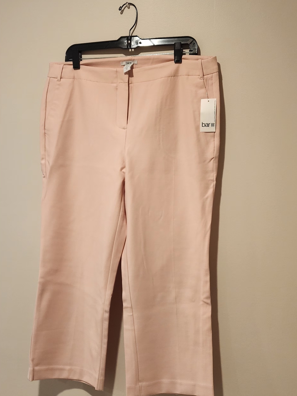 NWT Bar III Blush Pink Cropped Dress Pants